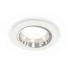 Миниатюра фото комплект встраиваемого светильника ambrella light techno spot xc6512003 swh/psl белый песок/серебро полированное (c6512, n6112) | 220svet.ru