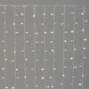 Миниатюра фото гирлянда занавес облегченный 2 x 1 м тепло-белый 220в, 200 led, провод прозрачный пвх, ip54 ltc pcl200not-10-2ww | 220svet.ru