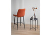 Миниатюра фото барный стул woodville челси терракотовый / черный 632575 | 220svet.ru