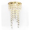 Миниатюра фото встраиваемый светильник ambrella light crystal k2071 g/cl | 220svet.ru