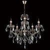 Миниатюра фото подвесная люстра lumion linn 8190/5 античная латунь | 220svet.ru