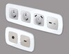 Миниатюра фото рамка 4-постовая ambrella volt omega coint of640104 | 220svet.ru