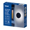 Миниатюра фото уличный накладной светильник uniel ulu-p35r-12w/3000k+4000k+6500k/d18 ip65 black ul-00013632 | 220svet.ru