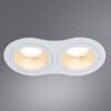 Миниатюра фото встраиваемый светильник arte lamp alkes a2161pl-2wh | 220svet.ru