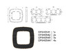 Миниатюра фото рамка 2-постовая ambrella volt omega coint of640542 | 220svet.ru