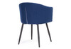 Миниатюра фото стул woodville валета темно-синий / черный 504203 | 220svet.ru