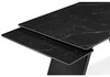 Миниатюра фото керамический стол раскладной 140(200)х80 woodville вейв shakespeare black / черный 626002 | 220svet.ru