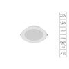 Миниатюра фото встраиваемый светильник arte lamp quick a8412pl-1wh | 220svet.ru