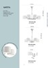 Миниатюра фото подвесная люстра freya anita fr5012pl-08ch | 220svet.ru