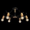 Миниатюра фото потолочная люстра loft it sven 10024/6 black | 220svet.ru