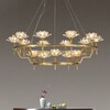 Миниатюра фото подвесная люстра inodesign lotos 40.34102 | 220svet.ru
