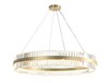 Миниатюра фото подвесная люстра newport 10241/80 brass м0067228 | 220svet.ru