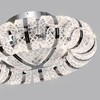 Миниатюра фото потолочная светодиодная люстра odeon light mirage 5029/104cl хром | 220svet.ru