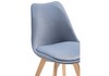 Миниатюра фото стул деревянный bonuss blue / wood | 220svet.ru