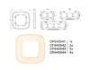 Миниатюра фото рамка 4-постовая ambrella volt omega coint of640344 | 220svet.ru
