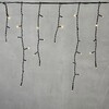 Миниатюра фото гирлянда бахрома 4,9 x 0,5 м тепло-белая 220в, 240 led, провод черный пвх, ip54 ltc pil240-11-2ww | 220svet.ru