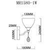 Миниатюра фото бра myfar mistic mr1580-1w | 220svet.ru