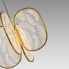 Миниатюра фото подвесной светодиодный светильник odeon light piuma 6664/53l античная бронза | 220svet.ru