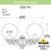 Миниатюра фото светильник уличный настенный fumagalli porpora/g250 g25.141.000.wye27 | 220svet.ru