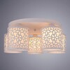 Миниатюра фото потолочная люстра arte lamp traforato a8349pl-5wh | 220svet.ru