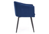 Миниатюра фото стул woodville валета темно-синий / черный 504203 | 220svet.ru
