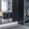 Миниатюра фото розетка с заземлением и шторками werkel черные матовый w1171108 | 220svet.ru