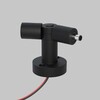 Миниатюра фото соединитель с изменяемым углом 70-220° настенно-потолочный imex il.0060.4001-w-bk | 220svet.ru