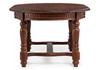 Миниатюра фото стол деревянный раскладной woodville шеелит овальный миланский орех 615233 | 220svet.ru