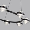 Миниатюра фото подвесной светодиодный светильник odeon light klot 5031/50l черный | 220svet.ru