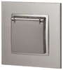 Миниатюра фото розетка эра elegance 14-2103-16 с заземлением 2p+e schuko со шторками с крышкой 16а-250в титан б0065811 | 220svet.ru