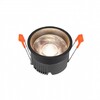 Миниатюра фото встраиваемый светодиодный светильник iledex mars 112-12w-d80-3000k-24dg-bk | 220svet.ru