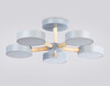 Миниатюра фото потолочная светодиодная люстра на штанге с пультом ду ambrella light comfort fl4826 | 220svet.ru