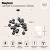 Миниатюра фото подвесная люстра maytoni dallas mod545pl-24g | 220svet.ru