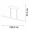 Миниатюра фото подвесной светодиодный светильник vitaluce v04663-03/1s | 220svet.ru