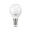 Миниатюра фото лампа светодиодная gauss e14 12w 3000k матовая 53112 | 220svet.ru