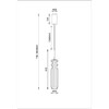 Миниатюра фото подвесной светодиодный светильник arte lamp crystal a2942sp-1bk | 220svet.ru