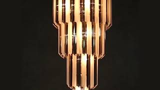 Миниатюра фото каскадная люстра divinare frizzante 1681/01 sp-9 | 220svet.ru