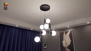 Миниатюра фото подвесной светодиодный светильник st luce donolo sl395.403.01 | 220svet.ru