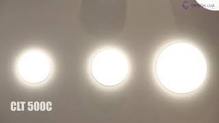 Миниатюра фото встраиваемый светодиодный светильник crystal lux clt 500c100 wh | 220svet.ru